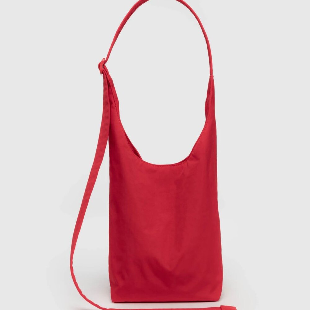Baggu Small Nylon Sling Bag in Candy Apple